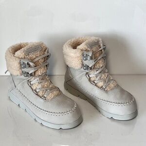 Manitobah Pacific Hiker Suede Lace-Up Winter Boots